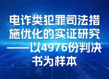 电诈类犯罪司法措施优化的实证研究——以4976份判决书为样本